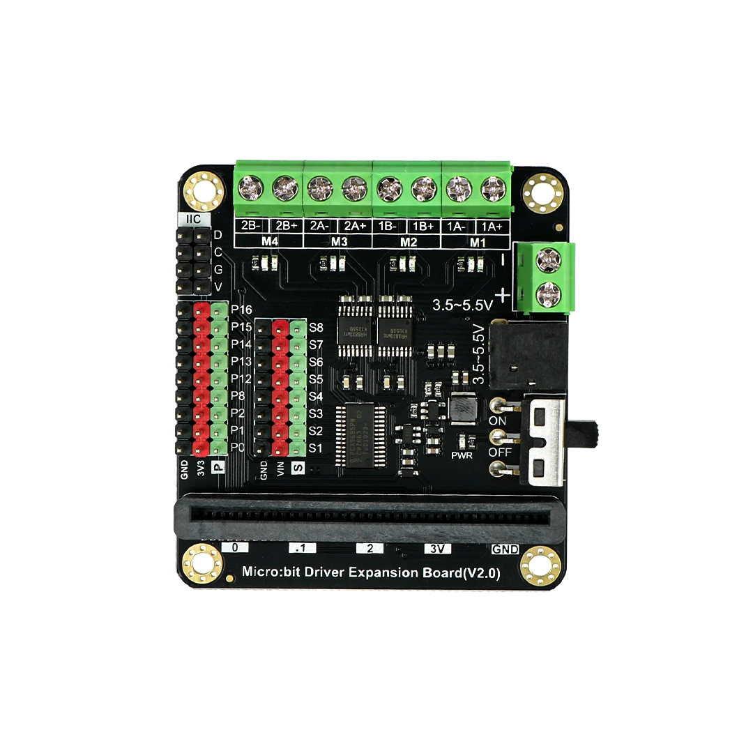Micro:Driver - Driver Expansion Board for Micro:bit/UNIHIKER By DFRobot
